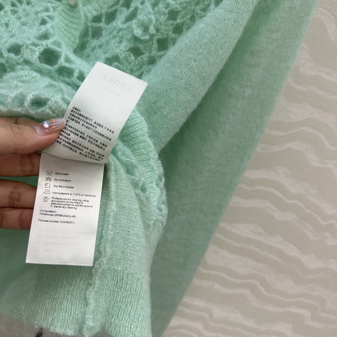 独家首发❤️高端原单品质，ER重工奢华立体手工钩花天然珍珠扣外套！纯手工钩花工艺！完美配色优雅大气奢华又