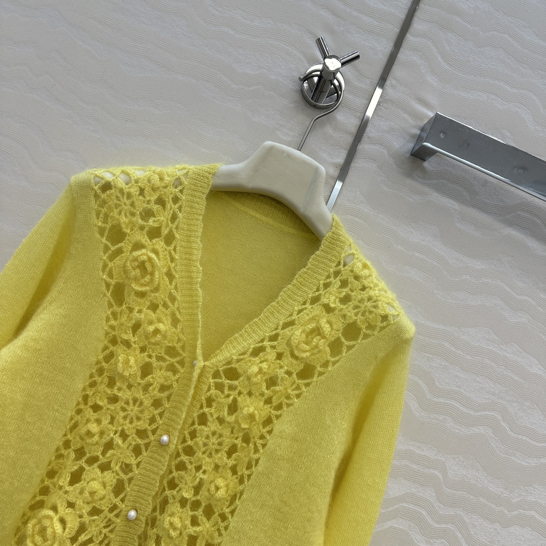 独家首发❤️高端原单品质，ER重工奢华立体手工钩花天然珍珠扣外套！纯手工钩花工艺！完美配色优雅大气奢华又