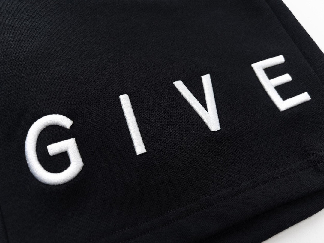 纪梵希/Givenchy 夏季新款 经典字母刺绣休闲短裤 立体绣花 黑色-Chinese UA Cheap High Quatity Brand Clothes Bags handbags Sneakers wholesale wholesaler seller from China Factory suppliers Fashion Clothing Shoes best Quality Beautiful Price 纪梵希/Givenchy 夏季新款 经典字母刺绣休闲短裤 立体绣花 黑色