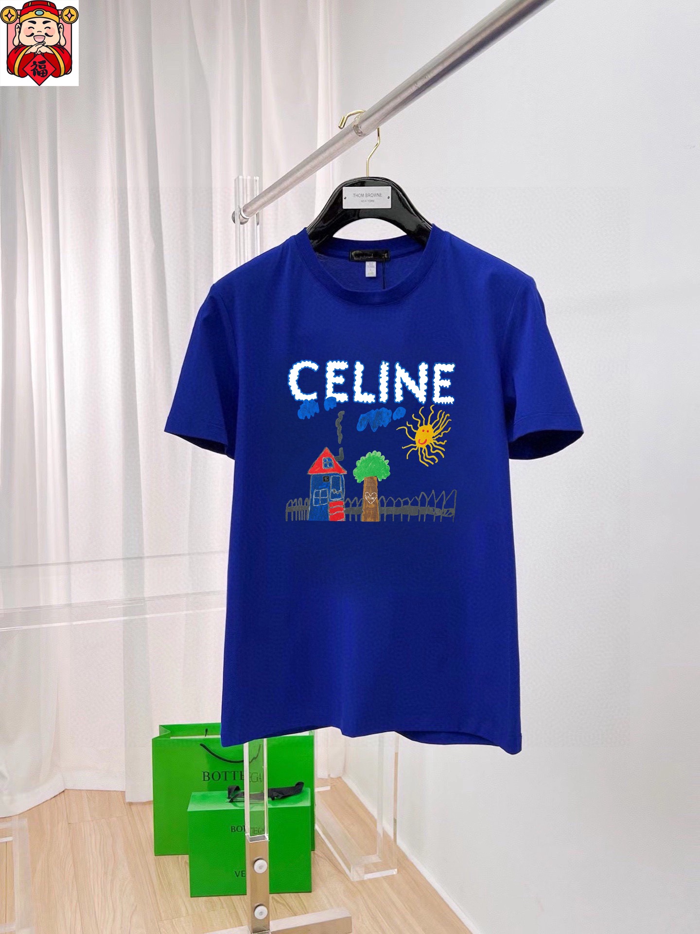 Celine 品牌【CELINE 赛琳】(胖子福音) 男士休闲短袖T恤 2025春夏新品