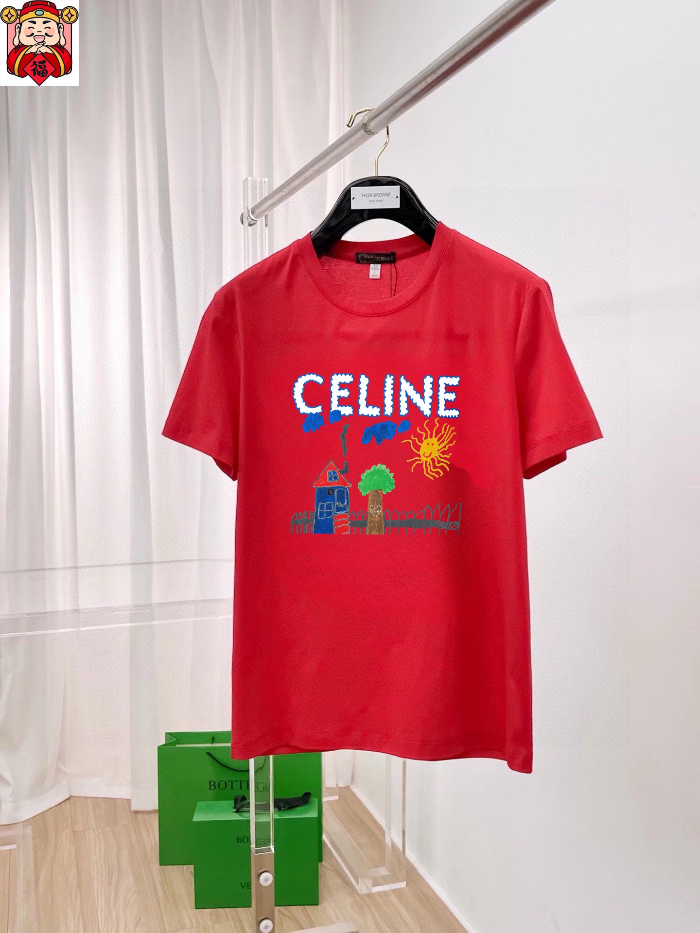 Celine 品牌【CELINE 赛琳】(胖子福音) 男士休闲短袖T恤 2025春夏新品