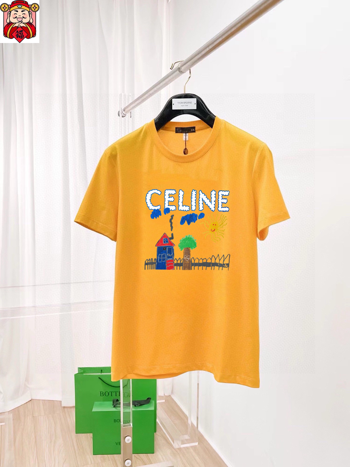 Celine 品牌【CELINE 赛琳】(胖子福音) 男士休闲短袖T恤 2025春夏新品