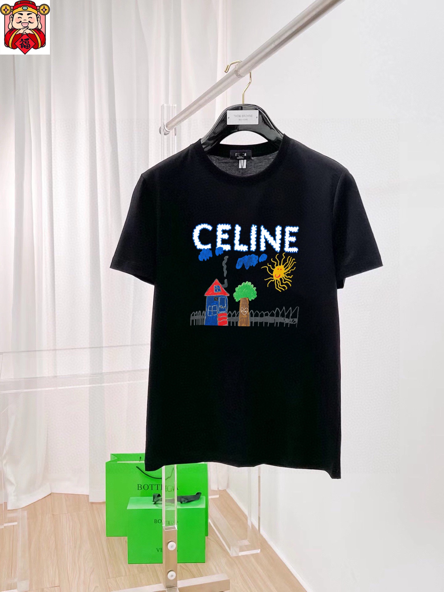 Celine 品牌【CELINE 赛琳】(胖子福音) 男士休闲短袖T恤 2025春夏新品