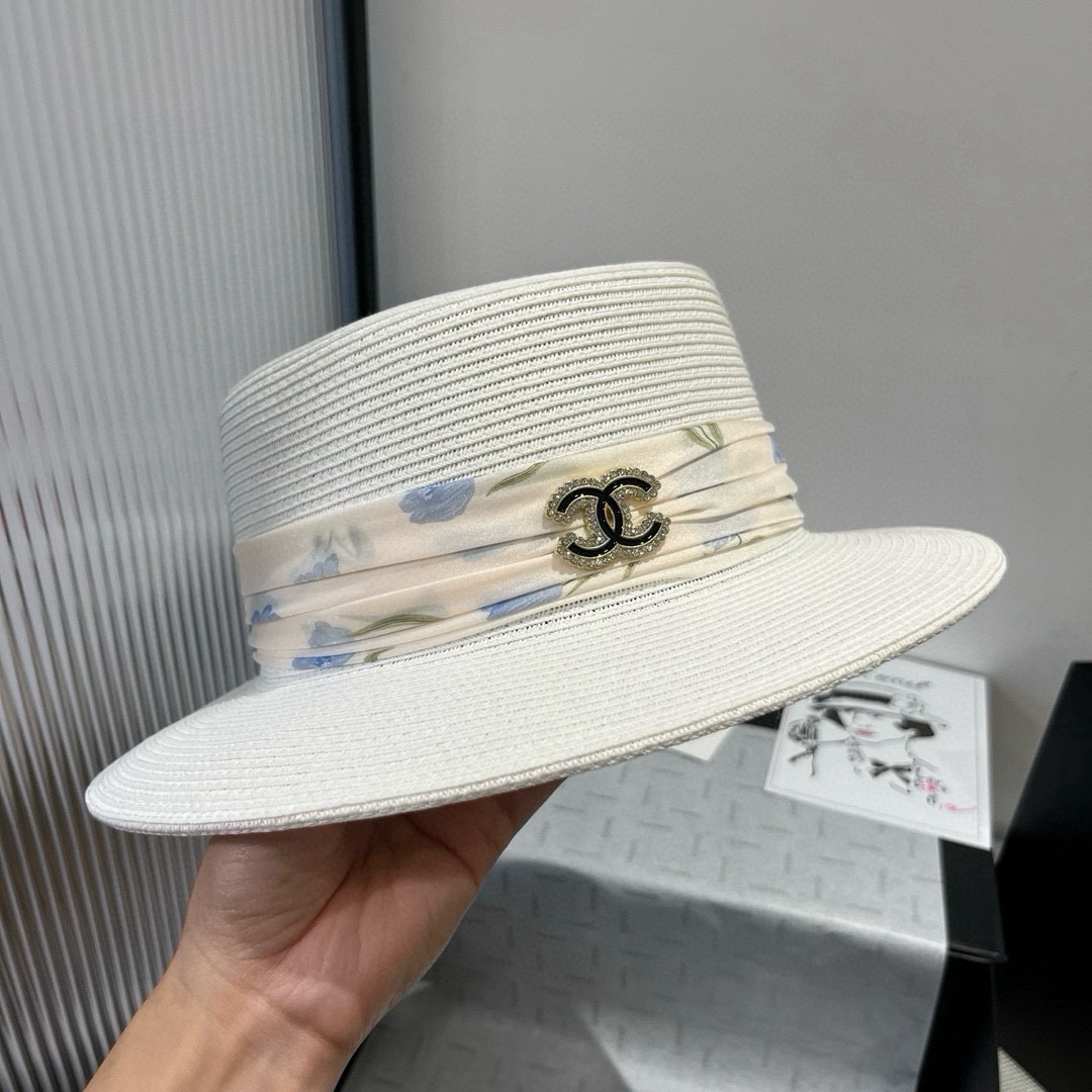 NO:358953,Chanel Chanel top hat, head circumference 57cm hat, straw hat fisherman hat baseball hat, hat, chanel, chanel, espadrilles, hatsChanel香奈儿平顶礼帽,头围57cm帽子草帽渔夫帽棒球帽,帽子,chanel,chanel,espadrilles,hats,hat
