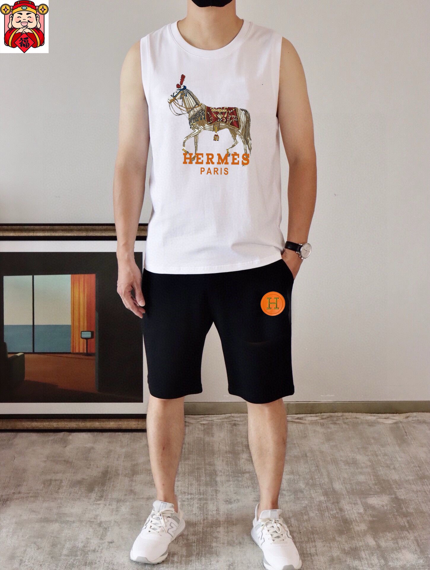 Hermès 品牌【HERMES 爱马仕】2025春夏季新品背心套装