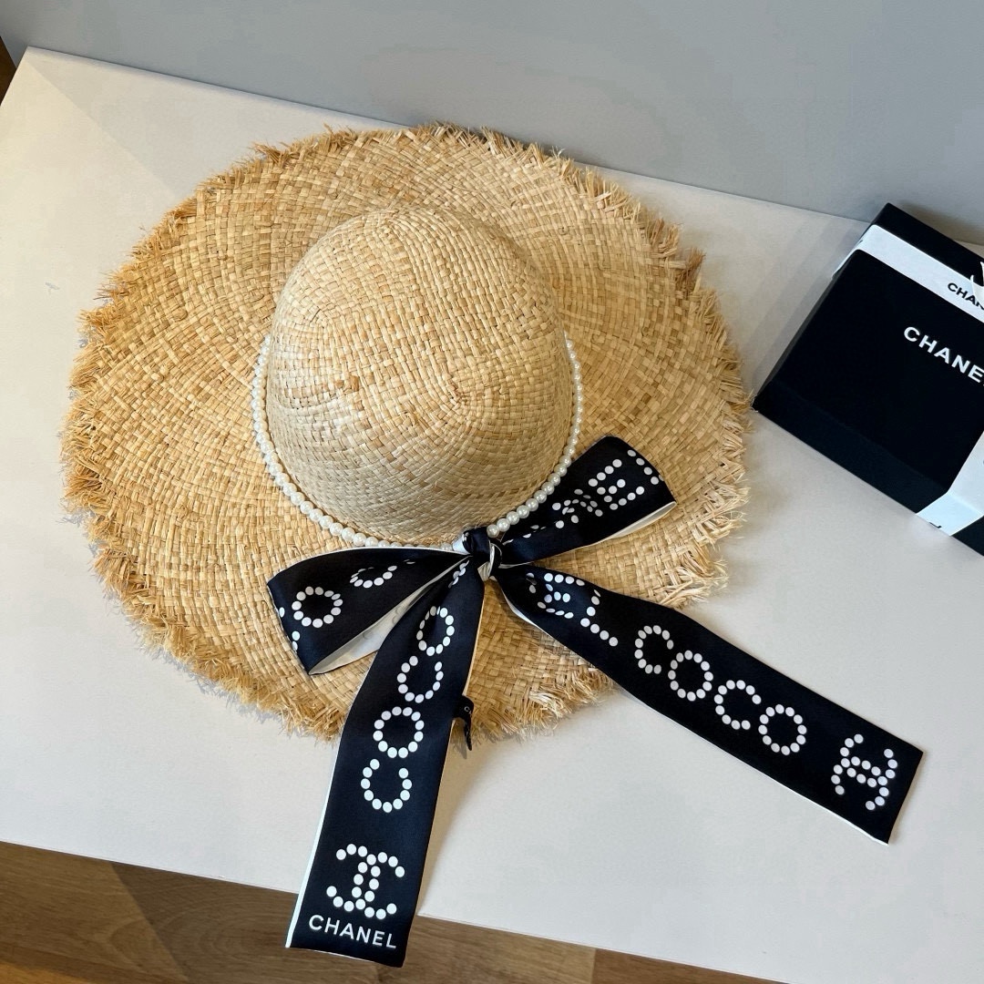 NO:358926,Chanel Chanel Straw Hat Straw Hat Fisherman Hat Baseball Hat, Hats, Chanel, Chanel, espadrilles, hatsChanel香奈儿草帽帽子草帽渔夫帽棒球帽,帽子,chanel,chanel,espadrilles,hats,hat