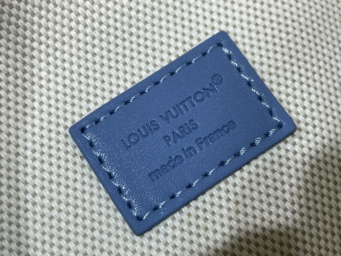 Louis Vuitton Rush Bumbag Blue Denim 3D Cotton Canvas with Large Grid Pattern 10 i1753541597 701 8