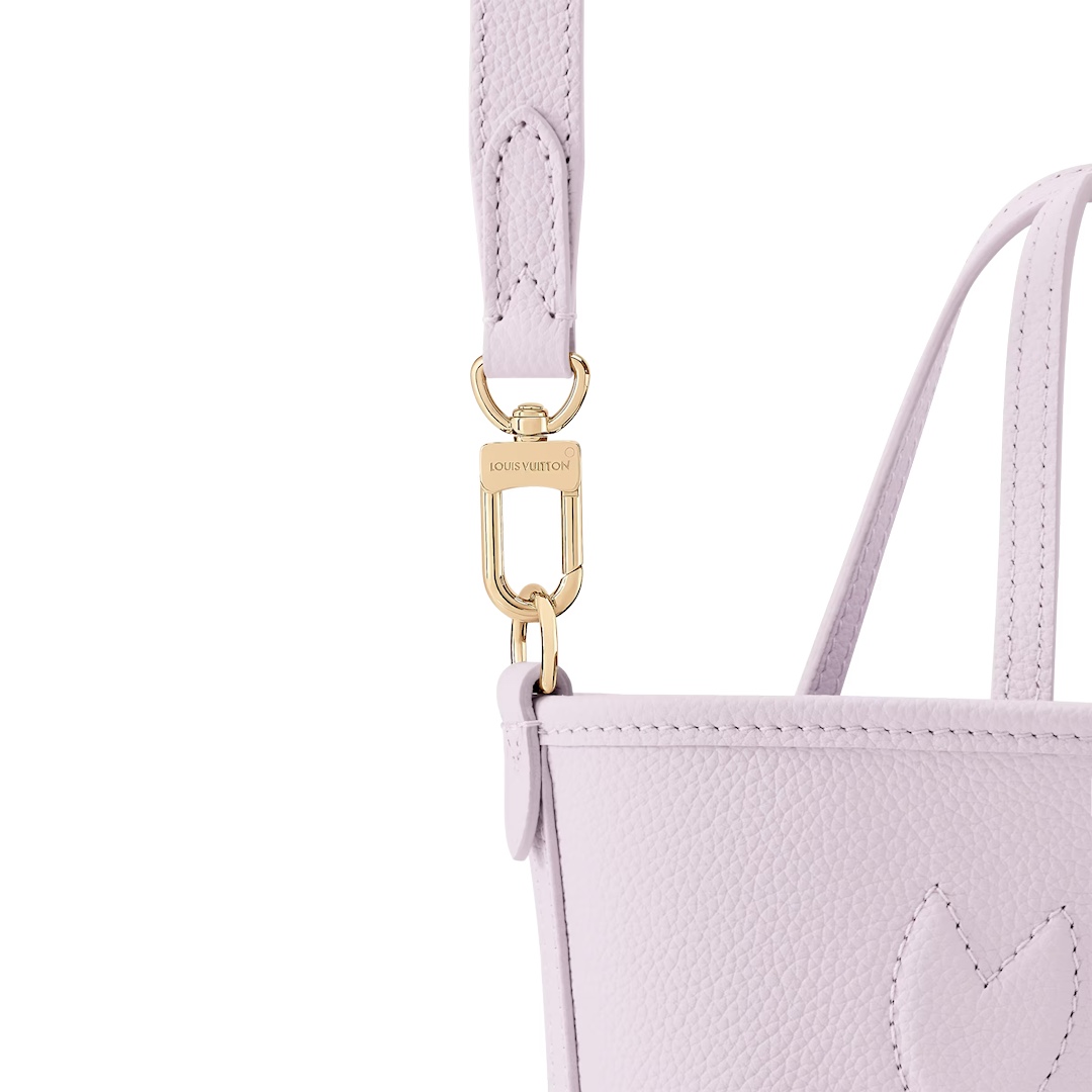 【Neverfull Bandoulière Inside Out BB 手袋】 m25656 老花/紫色 (双面)参考图