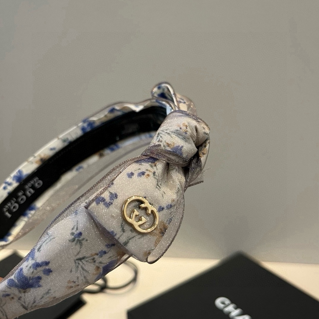 🆕

Gucci古奇 2025新款碎花头箍，蝴蝶结🎀发箍