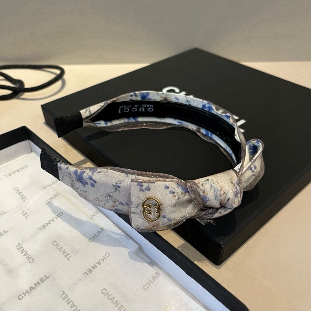 🆕

Gucci古奇 2025新款碎花头箍，蝴蝶结🎀发箍