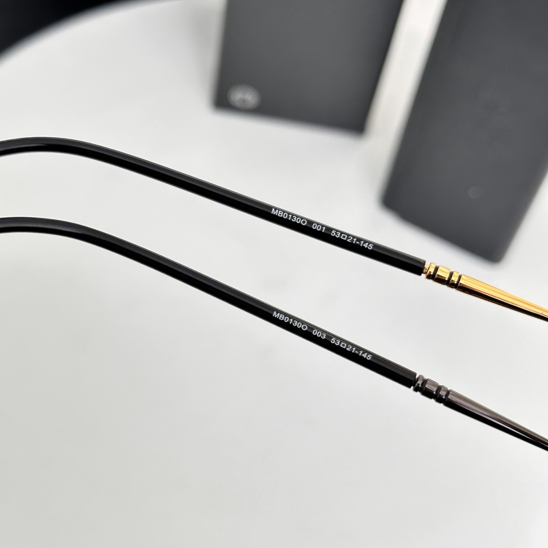  ‼️  Montblanc 万宝龙 MB0130O 金属 无框 近视光学眼。尺码53-21-145