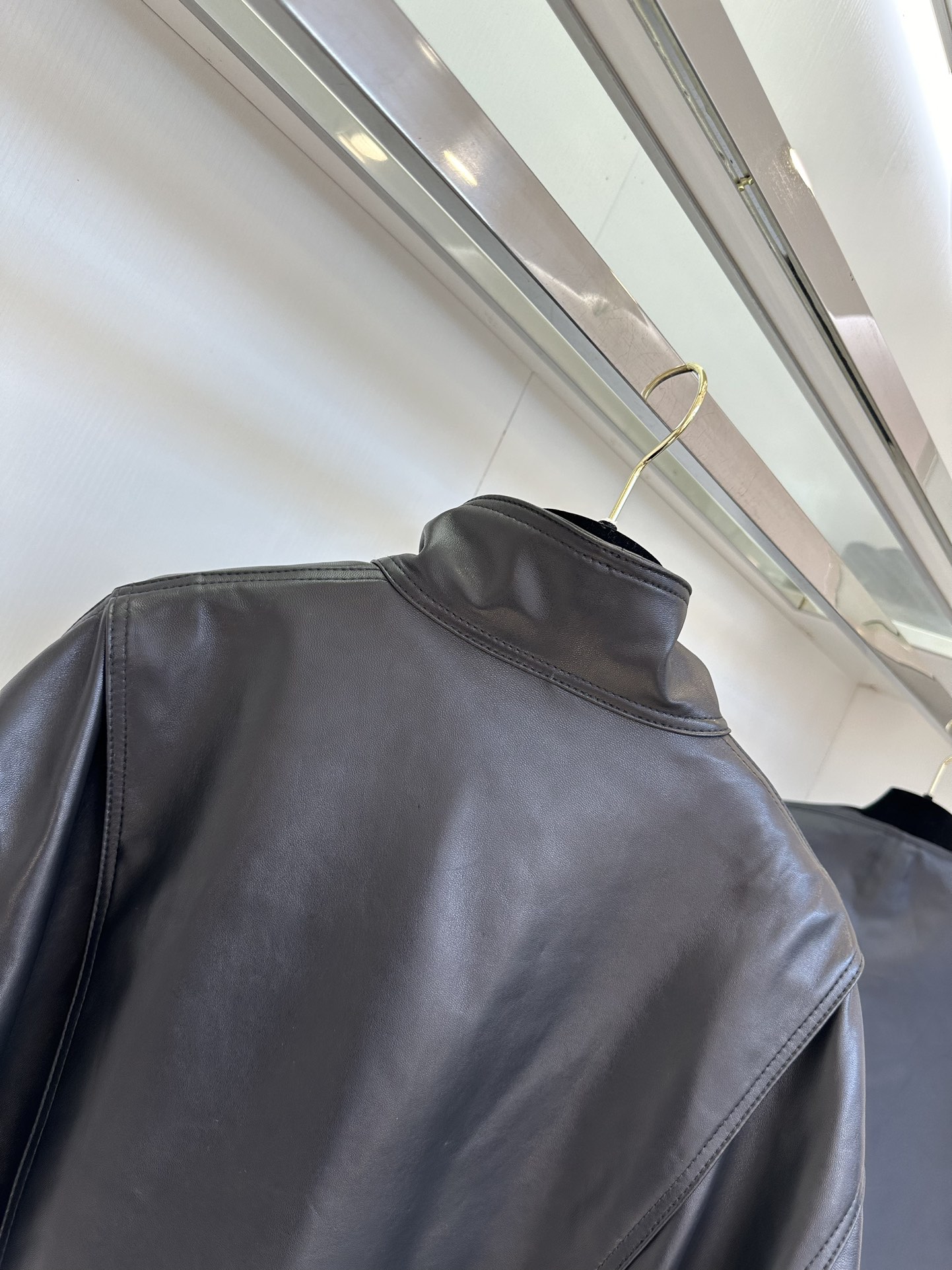25 F Women's Mustard Yellow Waxed Goatskin Biker Jacket - Chic & Comfortable 7 i1753613046 2769 5