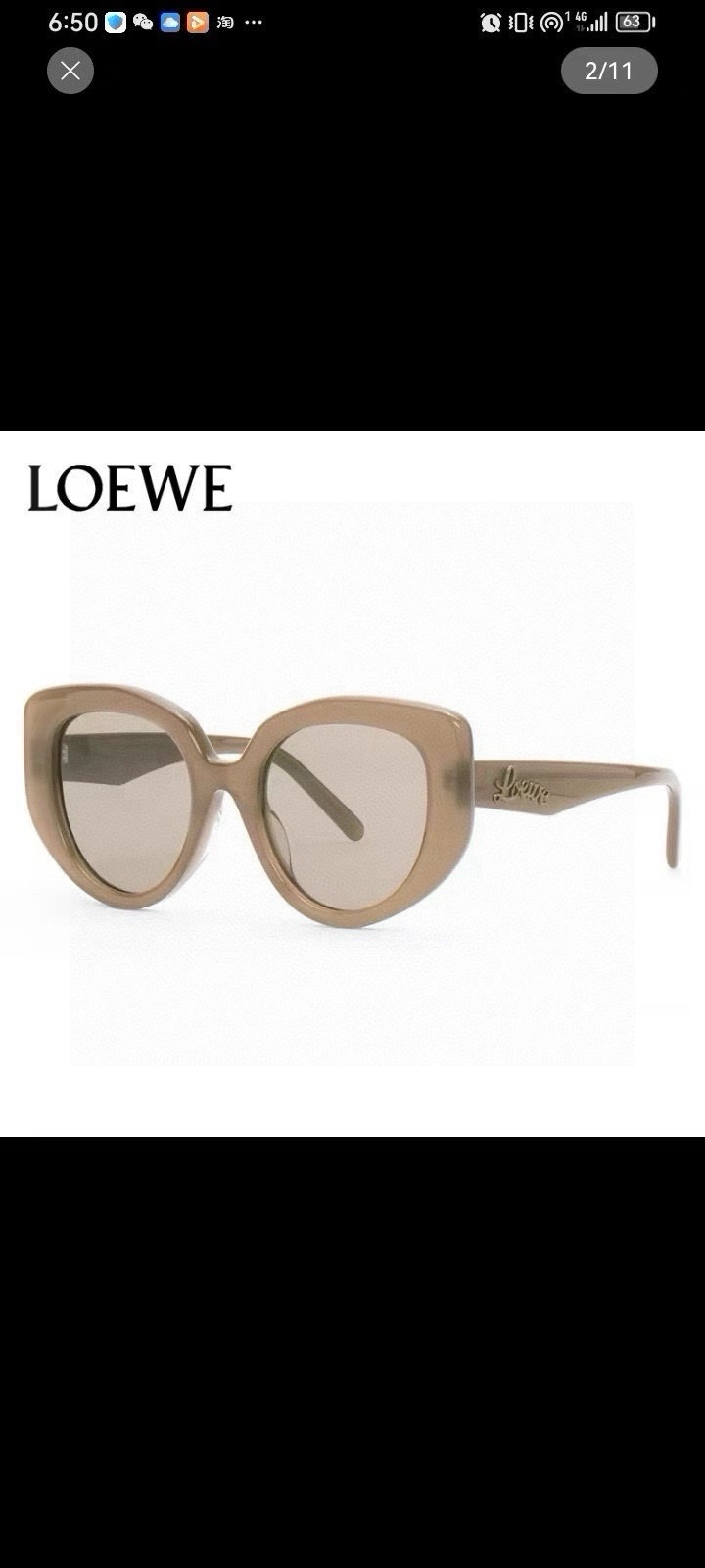 ‼️ 官网图 LOE*E 罗意威 Model：LW40100
Size：49口22-143