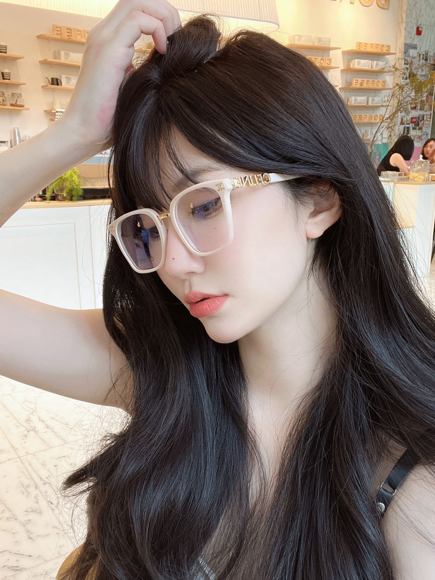 NO:369284,95 CELINE versatile glasses frame comes with blue light lenses, salty and sweet glasses are highly recommended, model 40419 Size 52-23-, glasses, celine1986090995 CELINE 百搭眼镜框自带蓝光镜片 可盐可甜配镜自戴极力推荐 型号40419 尺寸52-23-,眼镜,celine,glasses
