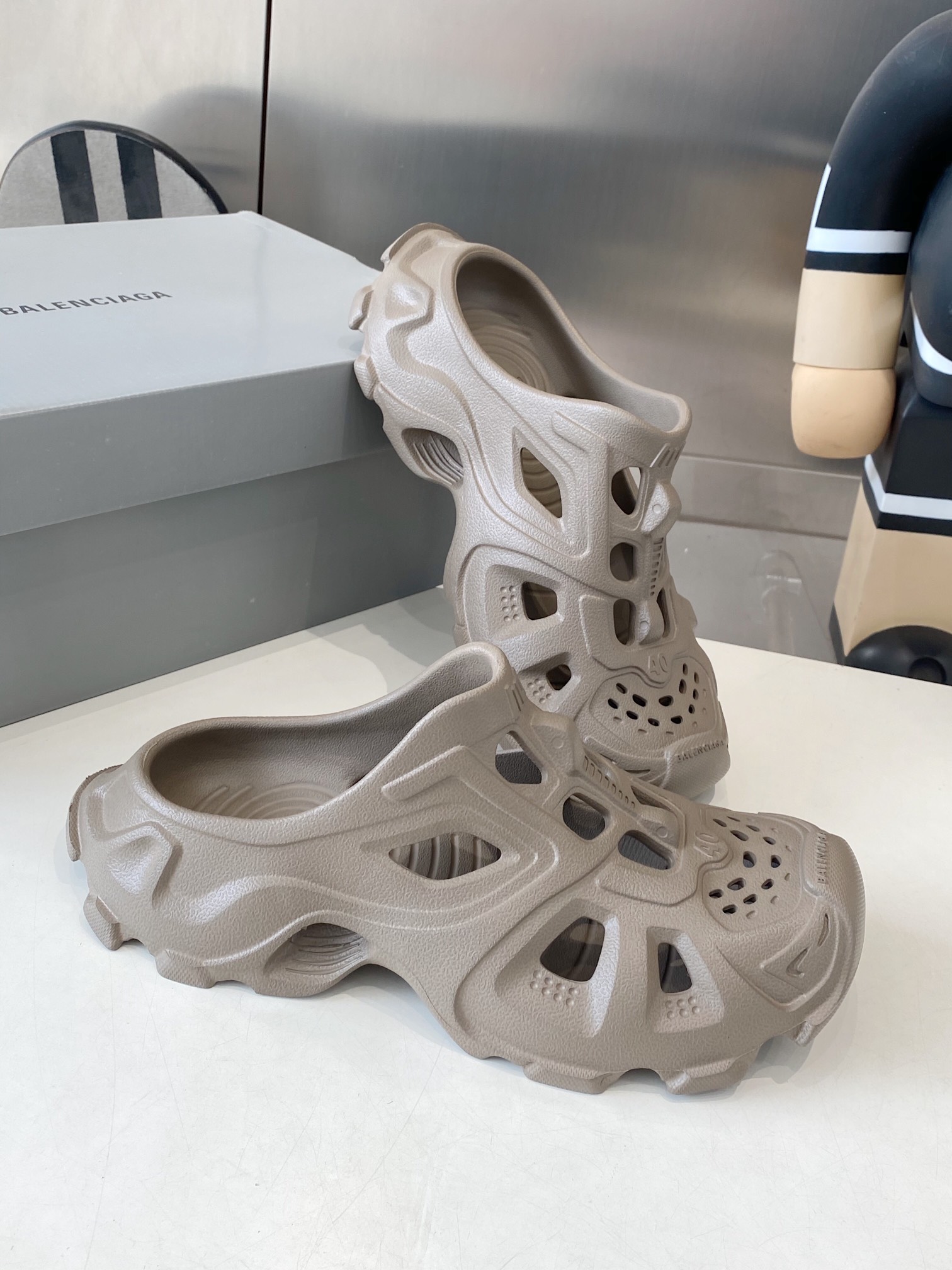 Balenciaga Summer Sandal Shoes: Lightweight EVA with Tungsten Simulants. - 图片 7