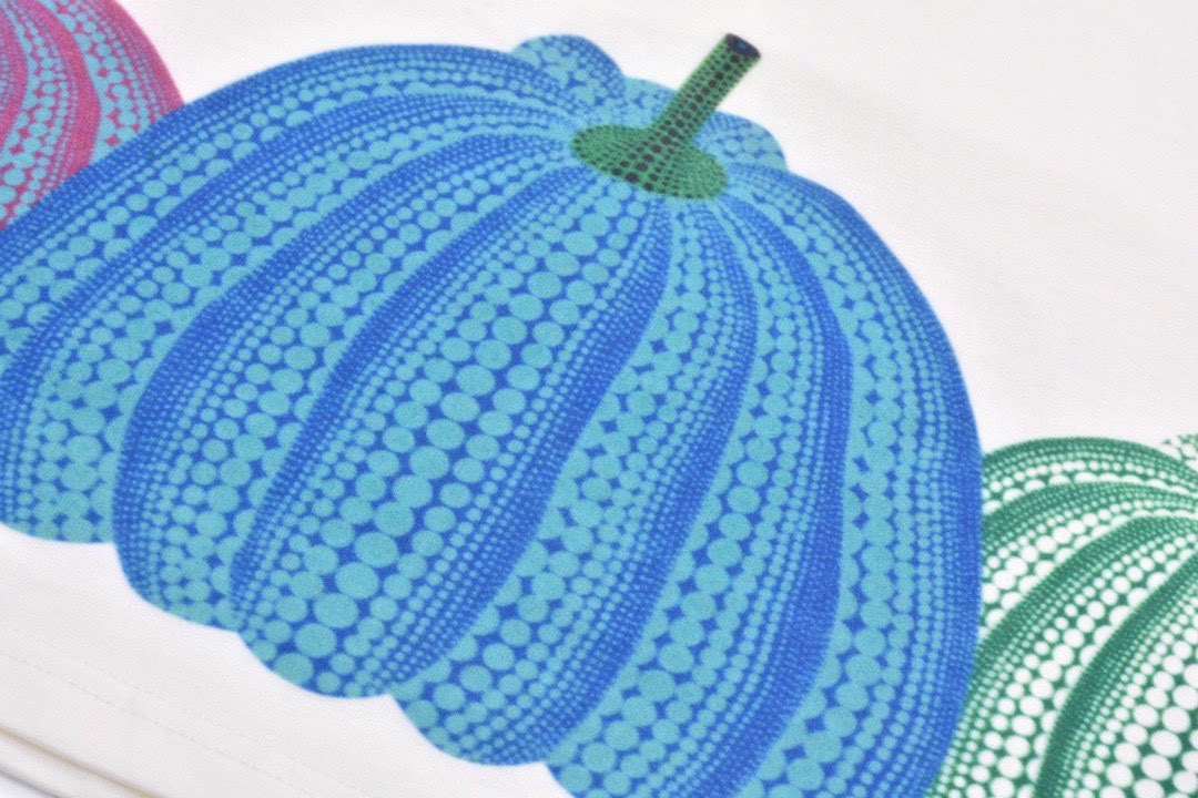 路易威登/Louis Vuitton 夏季新款 南瓜图案印花圆领短袖T恤 白色