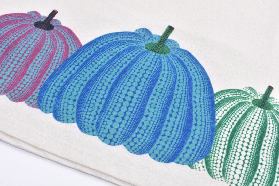 路易威登/Louis Vuitton 夏季新款 南瓜图案印花圆领短袖T恤 白色