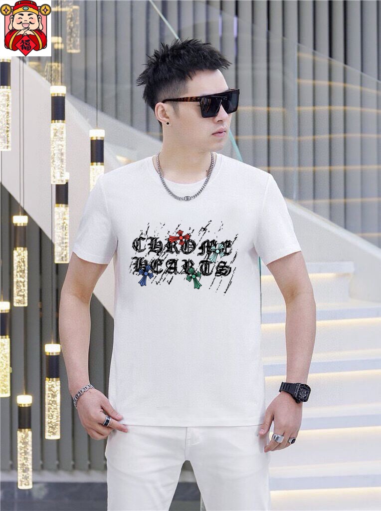 Chrome Hearts 品牌【ChampionHearts 克罗心】(胖子福音) 男士休闲短袖T恤