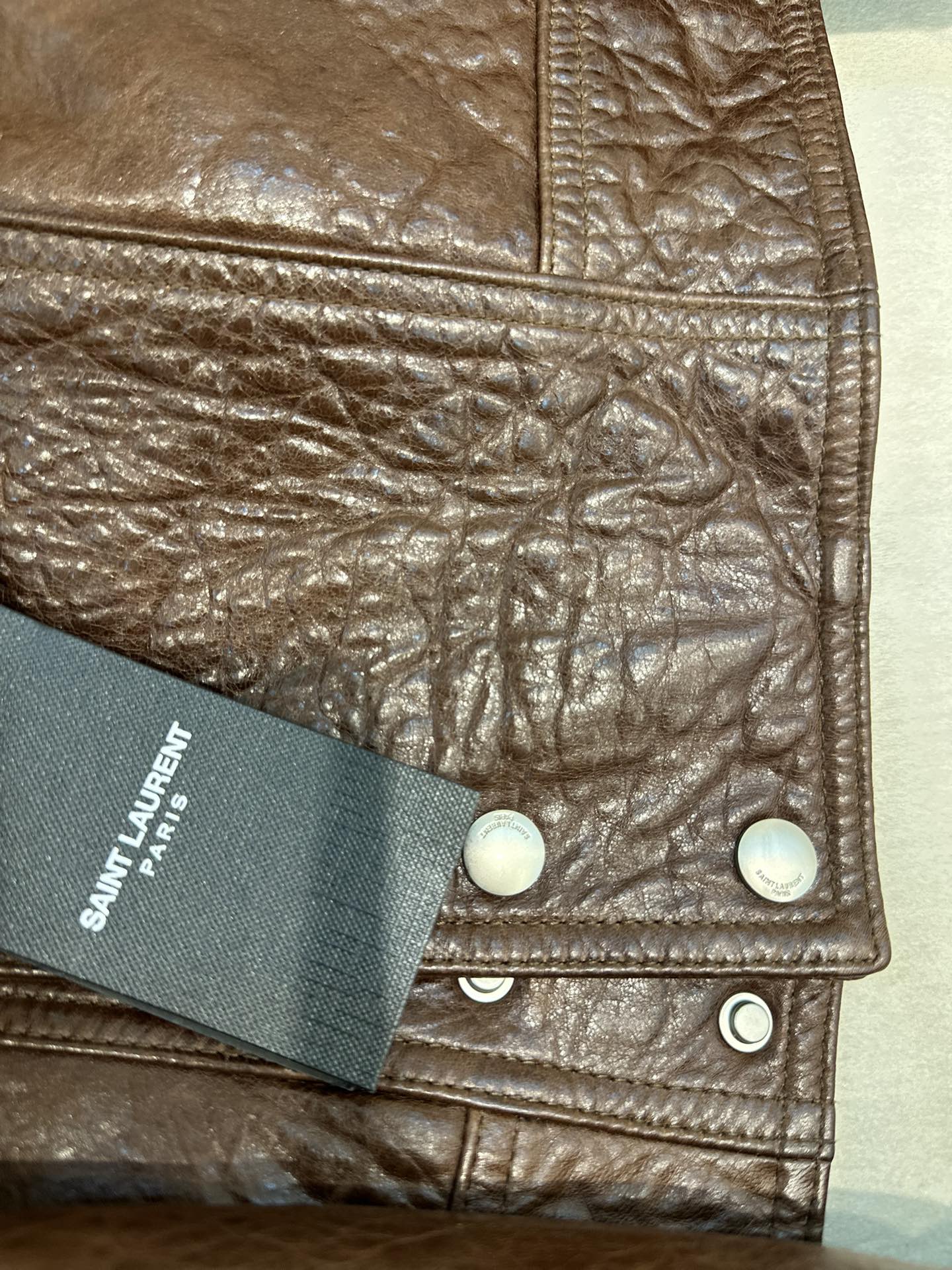 Title: Saint Laurent P2400 Female Suit with Sheep Skin, New Zealand Import, Retro Vans Style, S-L Sizes. - 图片 8