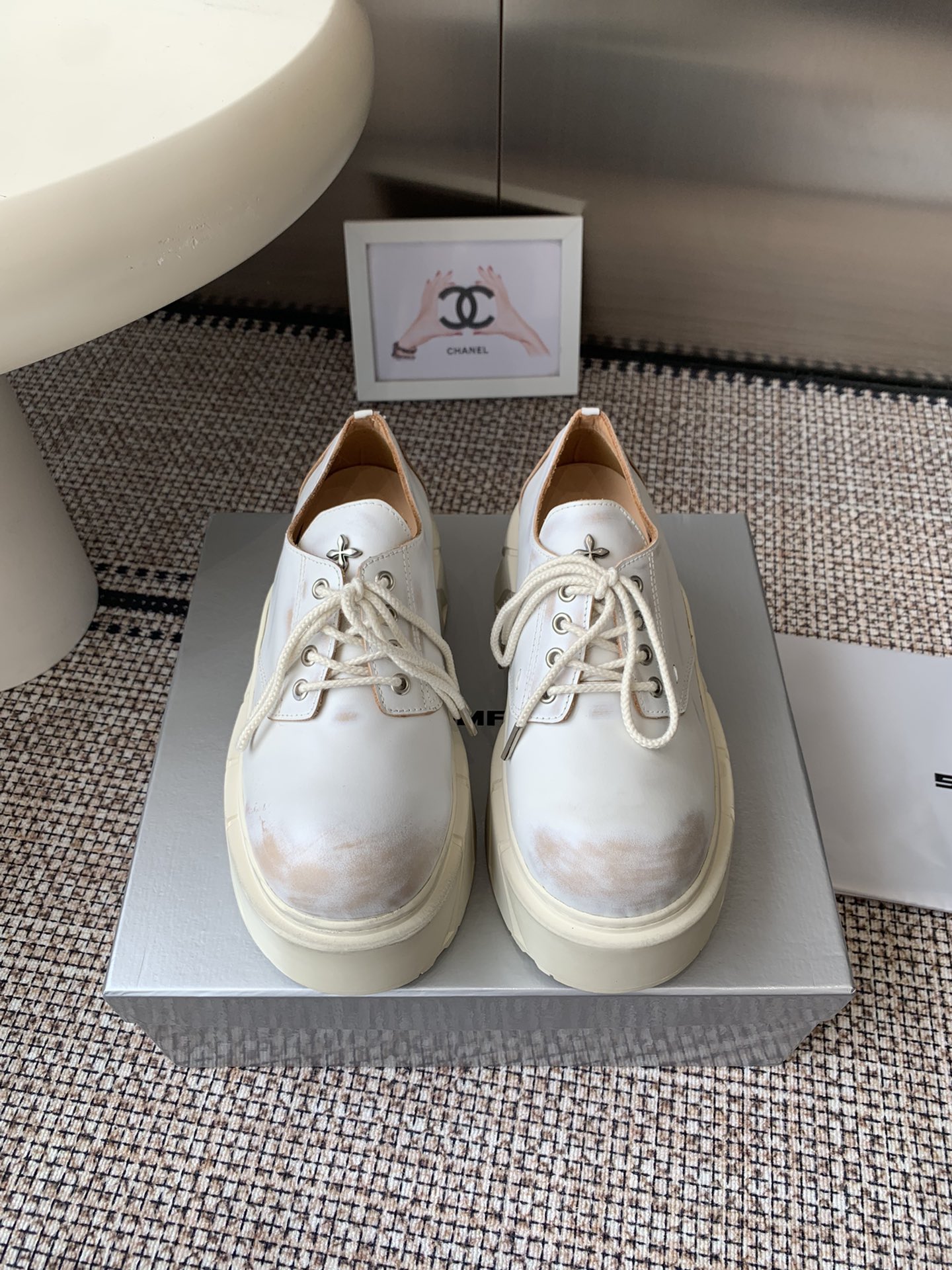 NO:511833,Smfk 25ss new product, thick sole, casual shoes, derby shoes, short boots, long boots, really, really durable, the more you look, the more you like it, the gossip of short babies, directly lengthen the body proportions, soft and comfortable, the sole is wear-resistant and non-slip, every color is very versatile, the upper is made of original imported cowhide, inner foot pad sheepskin, high heel 7.5cm, original custom EVA rubber outsole, size 35-40 (40 custom made), casual shoes/sports shoes, boots, sneakers, cowhide, sheepskin19860909Smfk 25ss新品 厚底 休闲鞋 德比鞋 短靴 长靴 真的是很耐看越看越喜欢 矮个子宝宝的福音直接拉长身材比例 鞋身柔软舒适 鞋底耐磨防滑 每个颜色都非常百搭 鞋面采用原版进口牛皮 内里垫脚羊皮 高跟7.5cm 原版定制EVA橡胶大底 码数35-40（40定做）,休闲鞋/运动鞋,boots,sneakers,cowhide,sheepskin,Women's Shoes