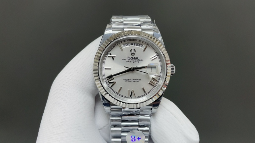 Rolex Day-Date 40mm Stainless Steel Silver Dial Men's Watch 1 Rolex Day-Date 40mm Stainless Steel Silver Dial Men's Watch