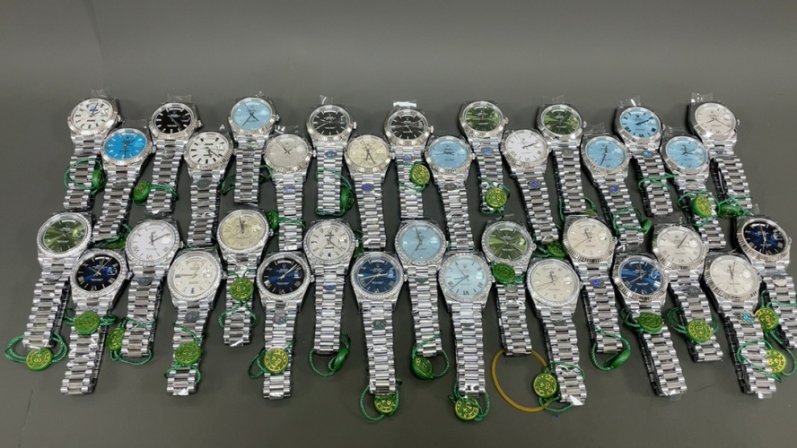 Rolex Day-Date 40mm Steel Watch with Automatic Movement and Multiple Dials 22 Rolex Day-Date 40mm Steel Watch with Automatic Movement and Multiple Dials