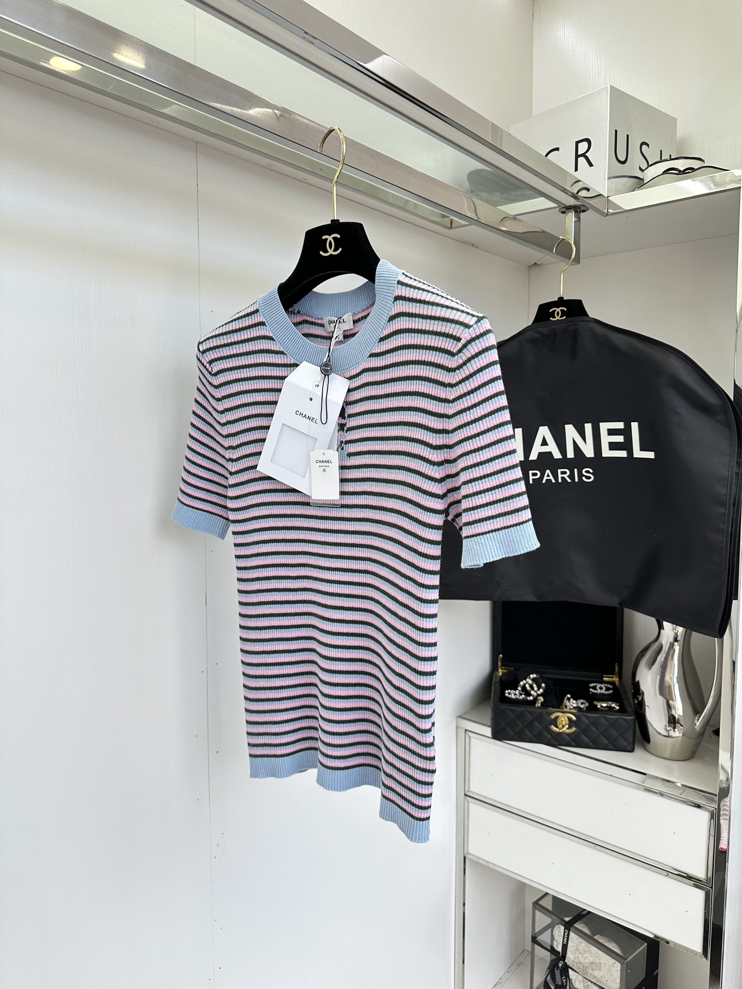Pink Blue Striped Knit Top - Soft, Breathable, and Stylish Summer Essential 9 i1753813759 6774 7
