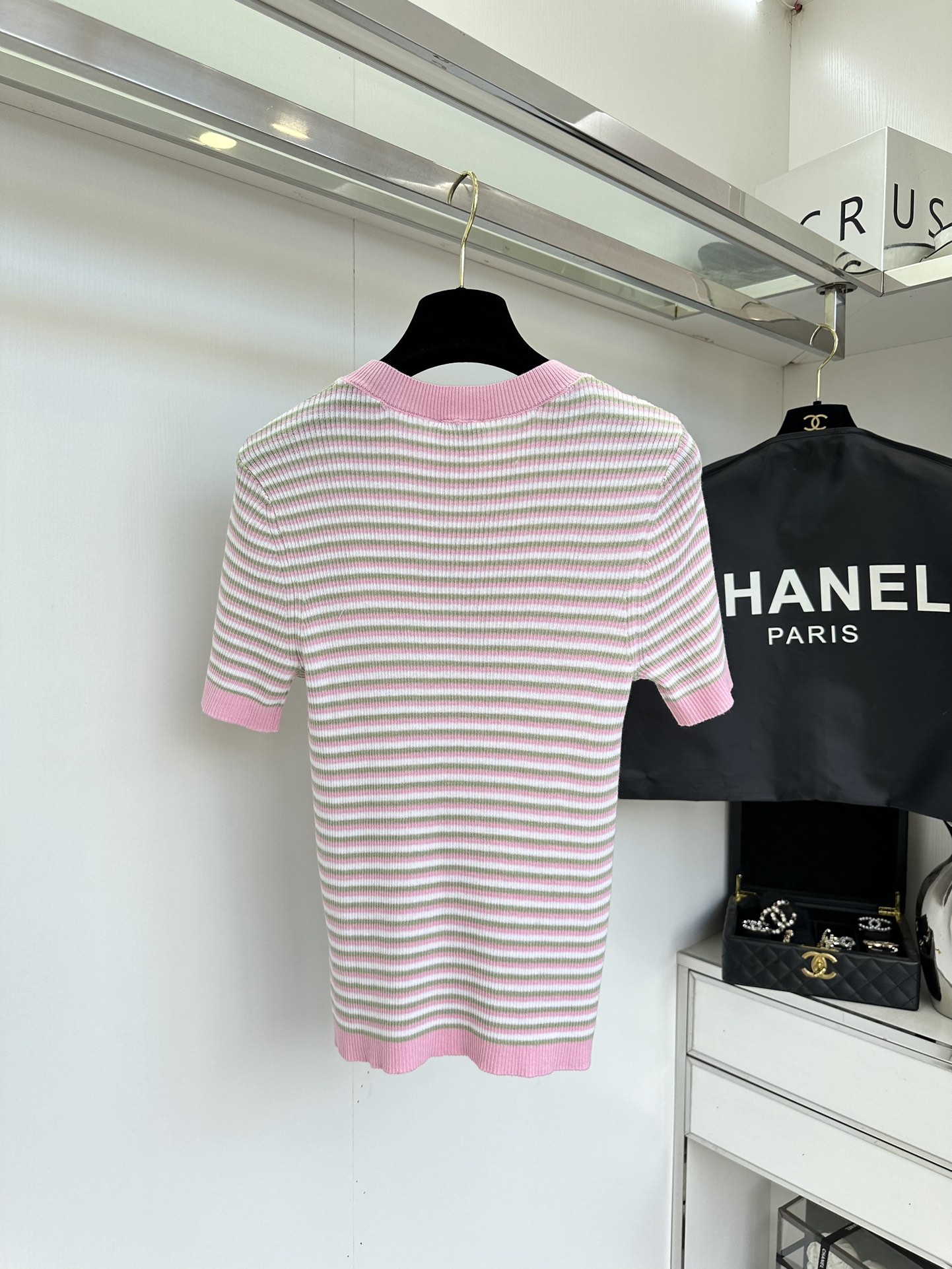 Pink Blue Striped Knit Top - Soft, Breathable, and Stylish Summer Essential 4 i1753813759 8704 2
