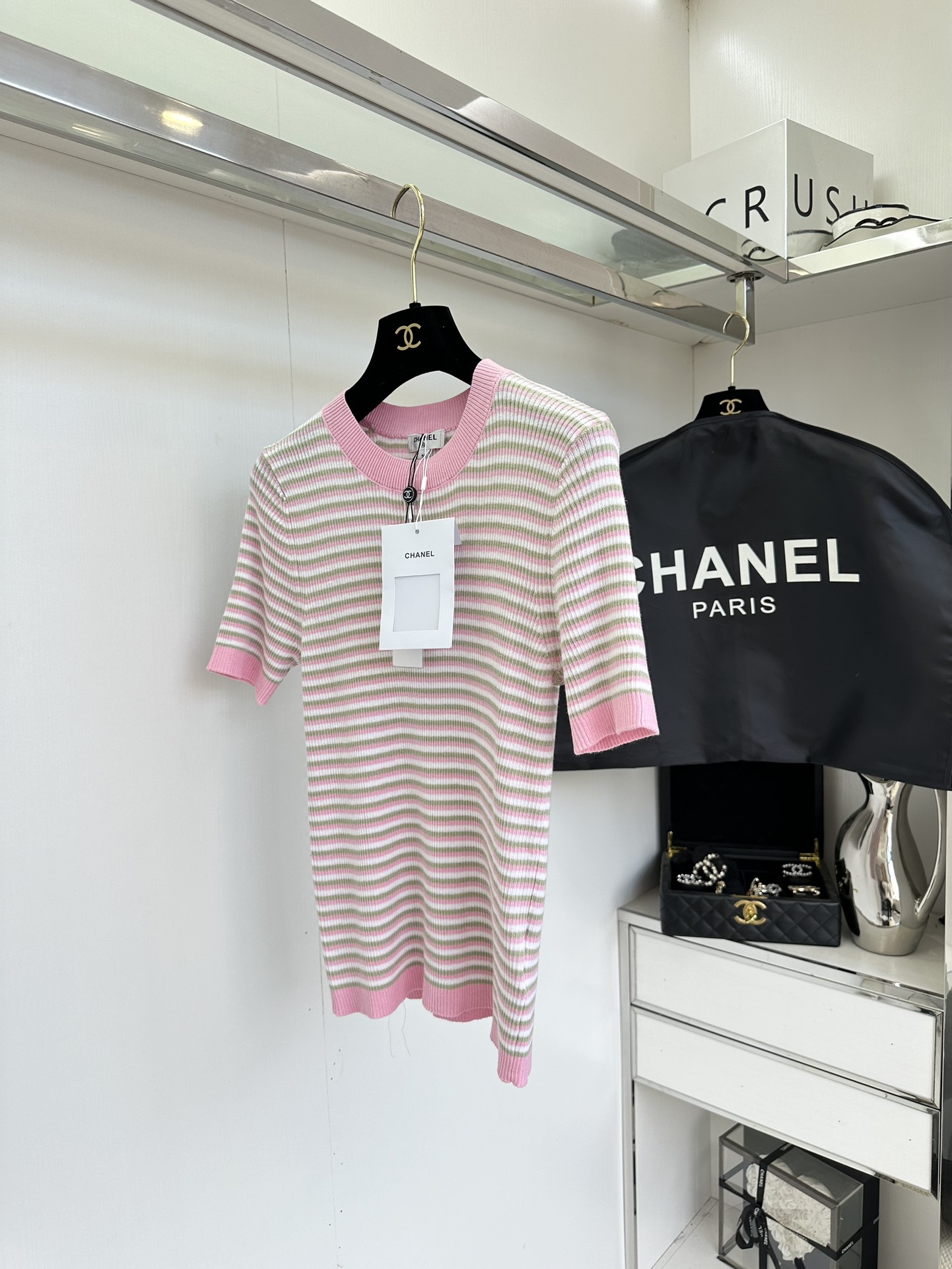 Pink Blue Striped Knit Top - Soft, Breathable, and Stylish Summer Essential 5 i1753813759 9719 3