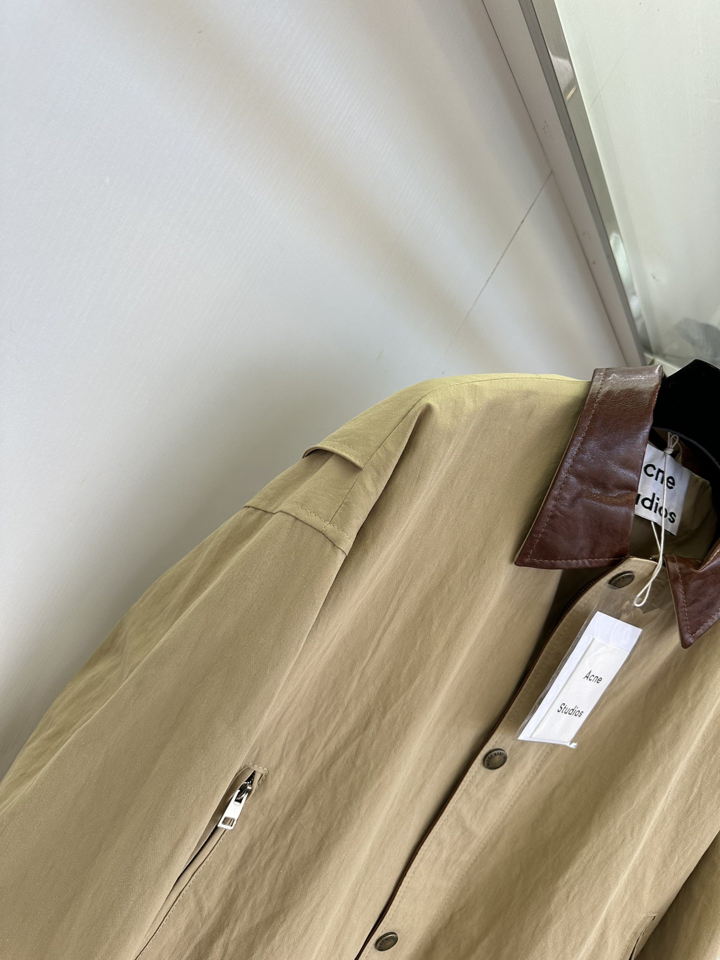 25 F ACNE Khaki Windbreaker Jacket - Limited Edition Winter Collection 6 i1753859657 5815 4