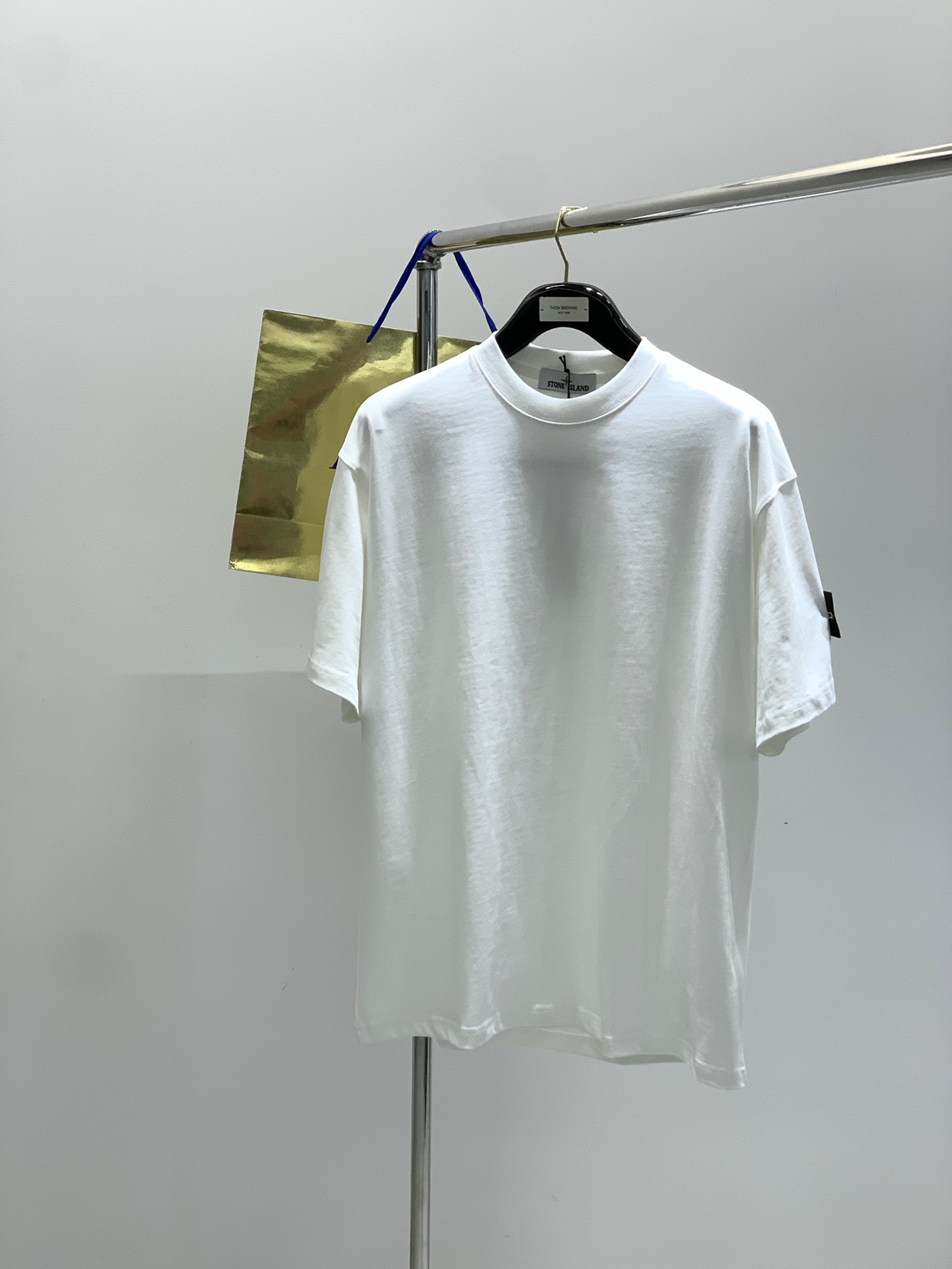 Rock Island Loose Cotton Shorts: Sizes M-XXL, Chief, Shoulder Width, Brass, Sleeve Length Measurements
