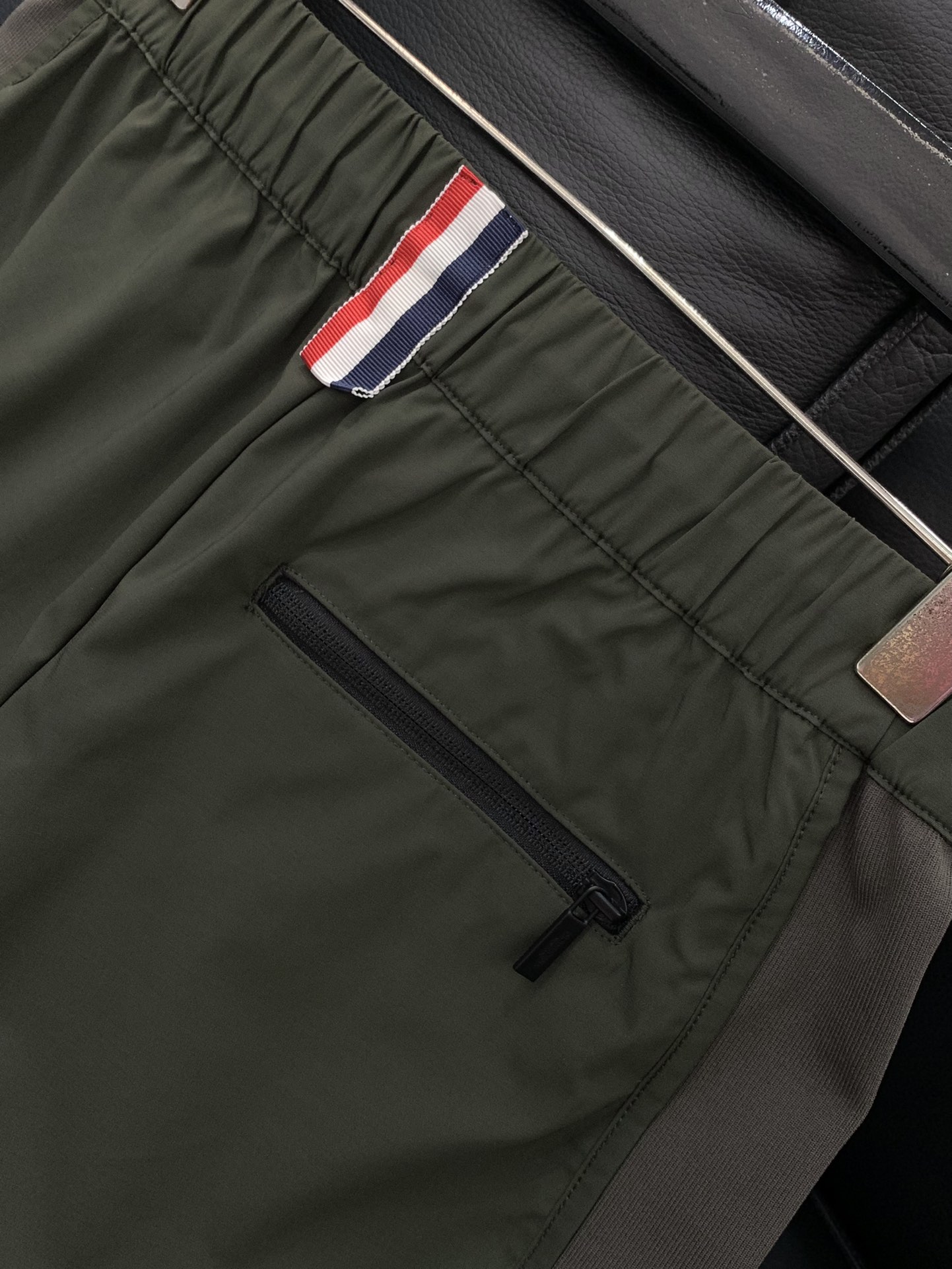 “Thom Browne Green Beach Pants: Export-Oriented, Customized Fabrics, European Style, Size 46-58” - 图片 9