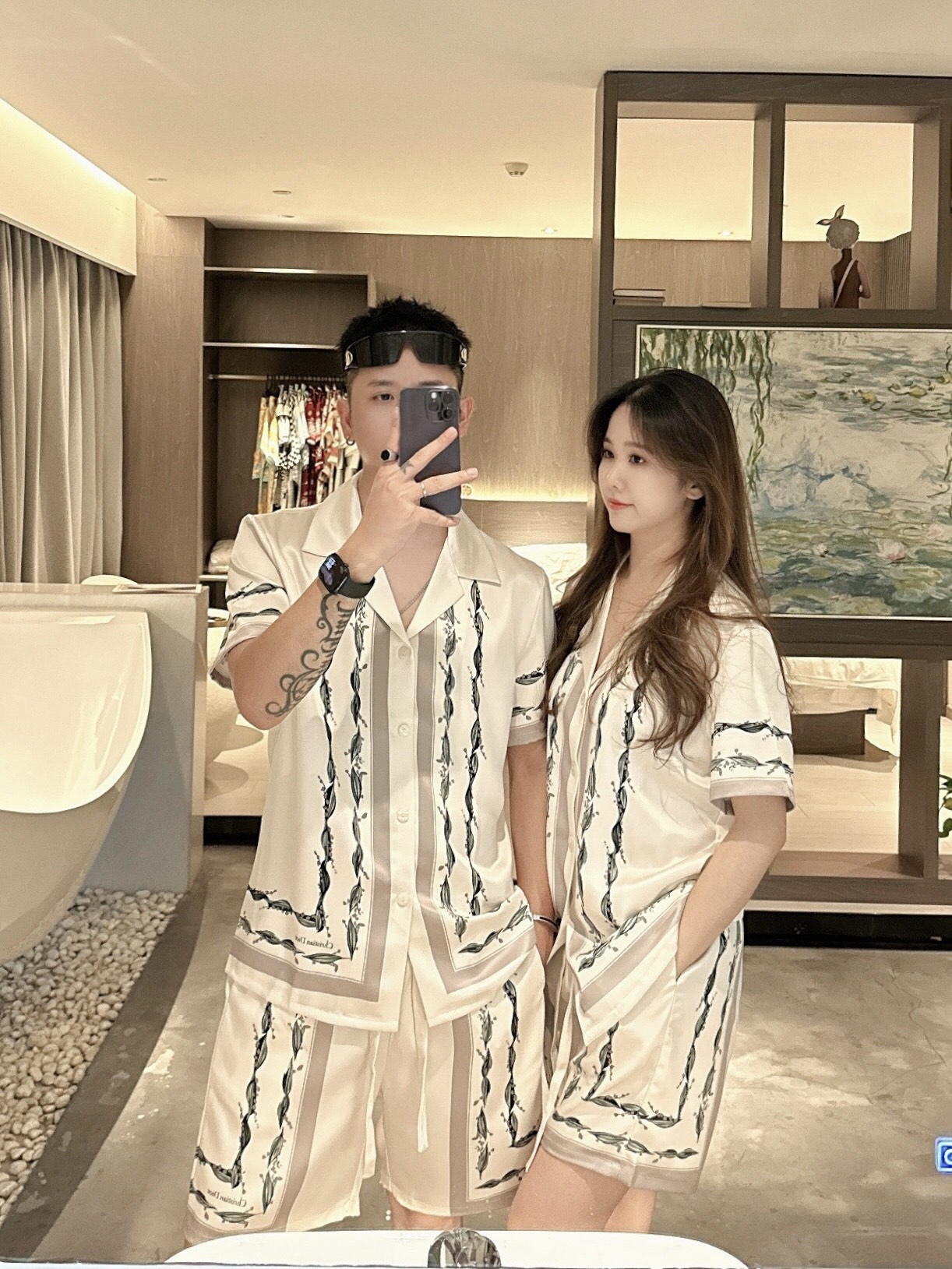 NO:512135,2025 Dior Home Home Clothing Haute Couture Korean Silk Fabric Skin-friendly and comfortable Couple Style M~XXXL,,dior,alexander wang198609092025 Dior家 家居服 高定韩国丝面料亲肤轻柔舒适 情侣款 M～XXXL,,dior,alexander wang,Men's clothing