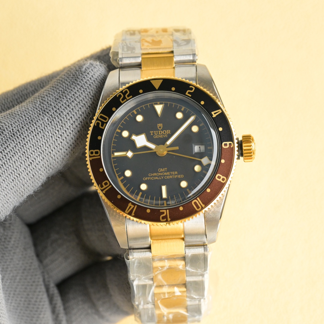 NO:339549,White Gold V2 upgraded version, Tudor Bee Bay series Greenwich watch. It combines the classic Greenwich 