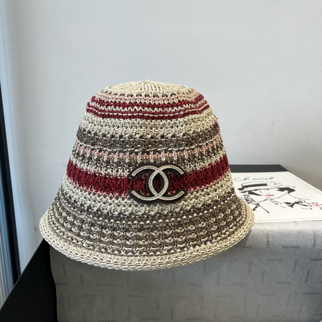 🆕
Chanel香奈儿针织渔夫帽，头围57cm