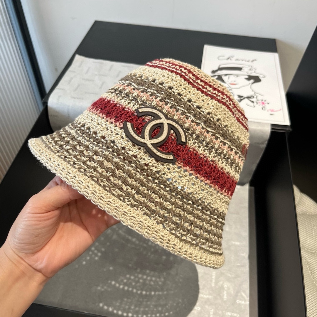🆕
Chanel香奈儿针织渔夫帽，头围57cm