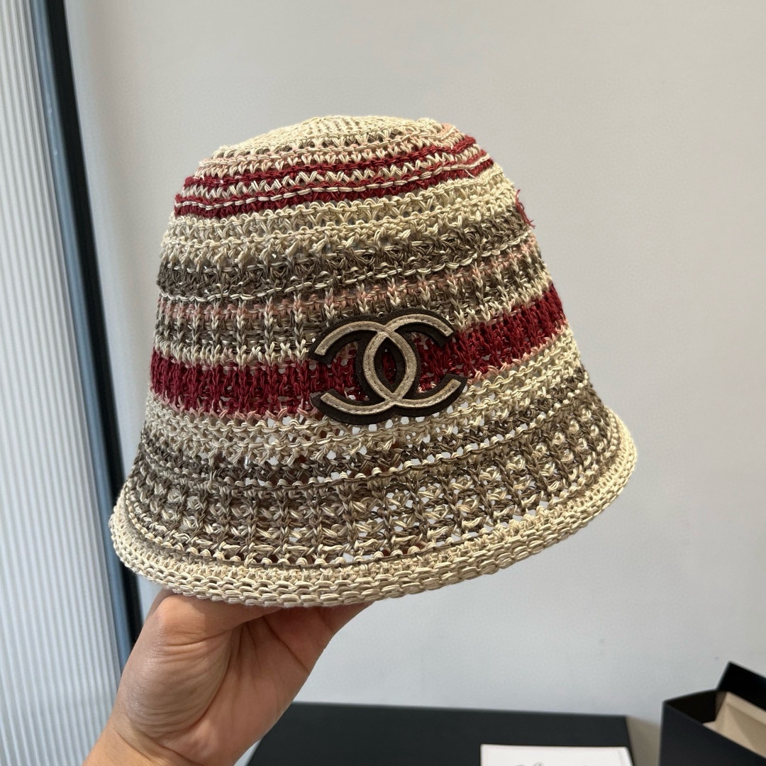 🆕
Chanel香奈儿针织渔夫帽，头围57cm