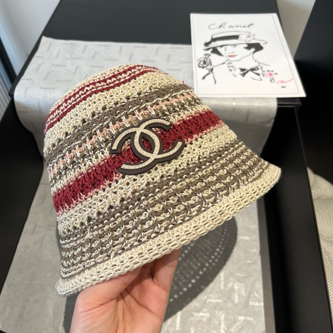 🆕
Chanel香奈儿针织渔夫帽，头围57cm