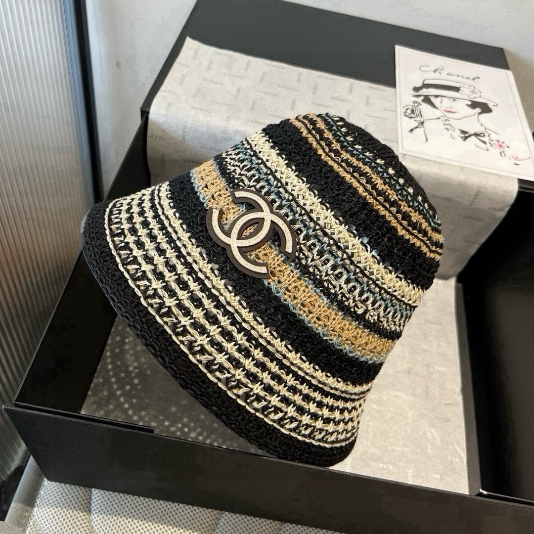 🆕
Chanel香奈儿针织渔夫帽，头围57cm