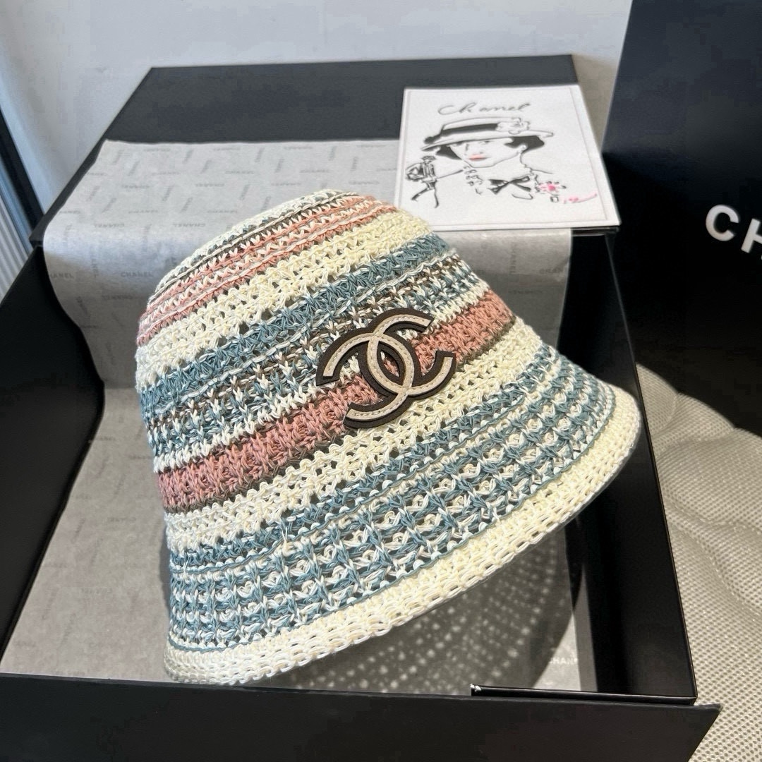 🆕
Chanel香奈儿针织渔夫帽，头围57cm