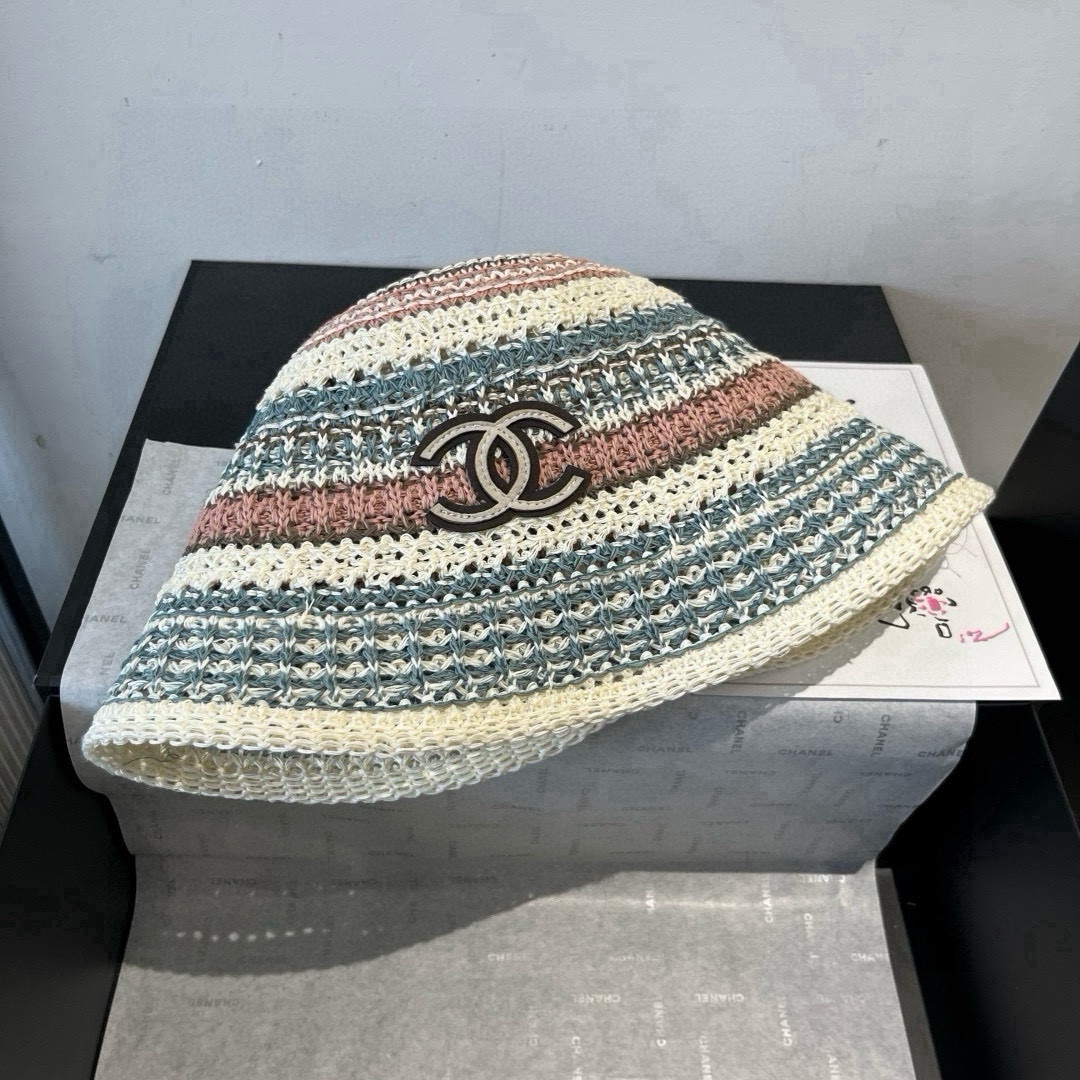 🆕
Chanel香奈儿针织渔夫帽，头围57cm