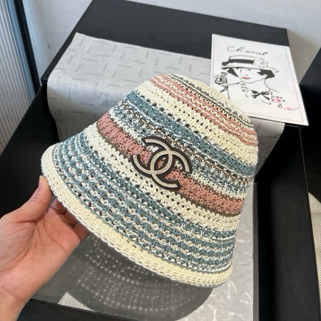 🆕
Chanel香奈儿针织渔夫帽，头围57cm