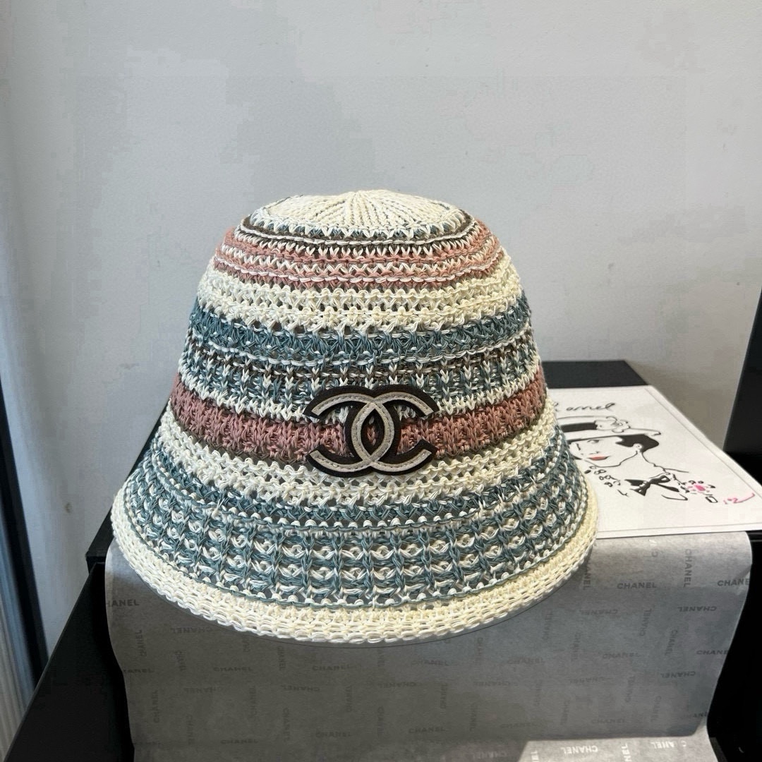 🆕
Chanel香奈儿针织渔夫帽，头围57cm