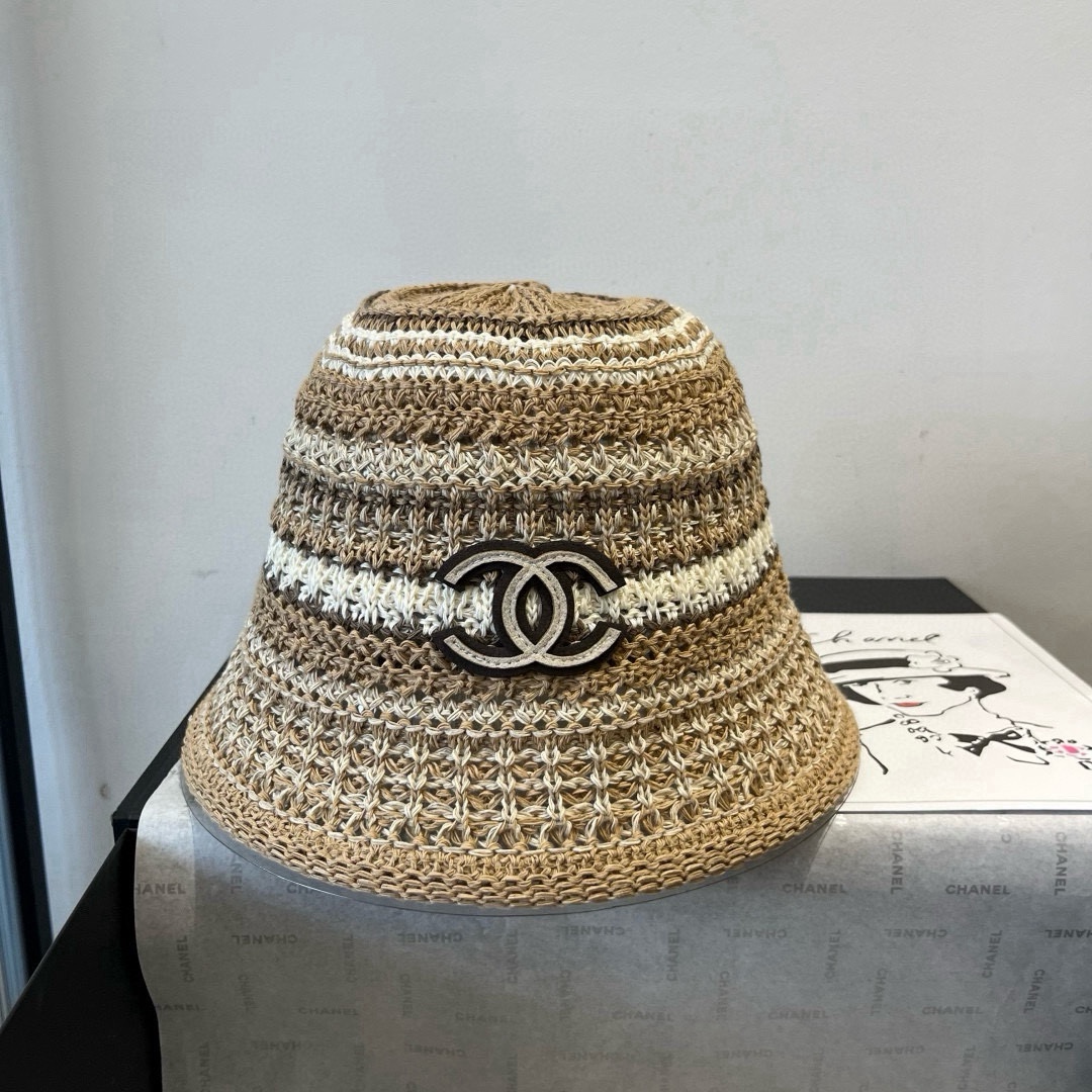 🆕
Chanel香奈儿针织渔夫帽，头围57cm