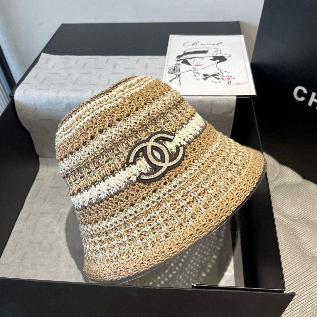 🆕
Chanel香奈儿针织渔夫帽，头围57cm