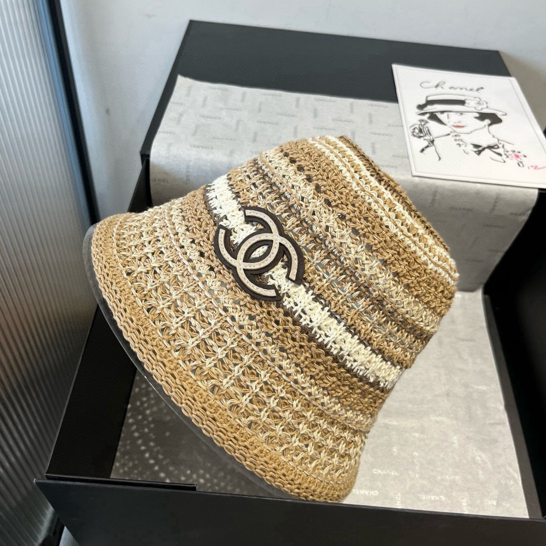 🆕
Chanel香奈儿针织渔夫帽，头围57cm