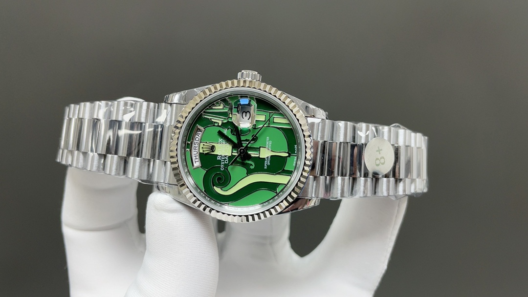 Rolex 36mm Sunday Log Double-Chronograph Steel Watch Overview. - 图片 2