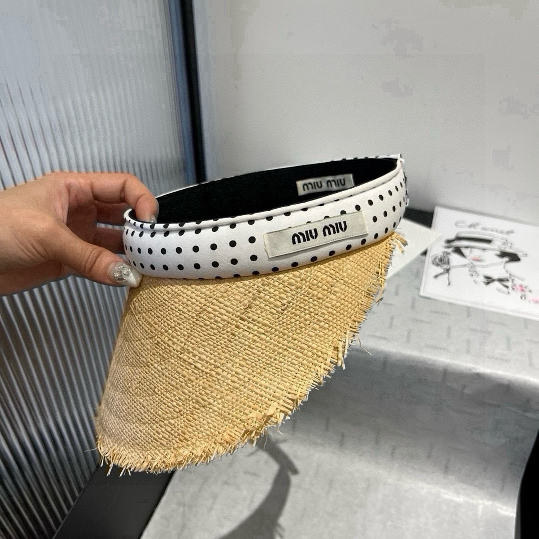 🆕

miumiu缪缪草帽，发箍遮阳帽