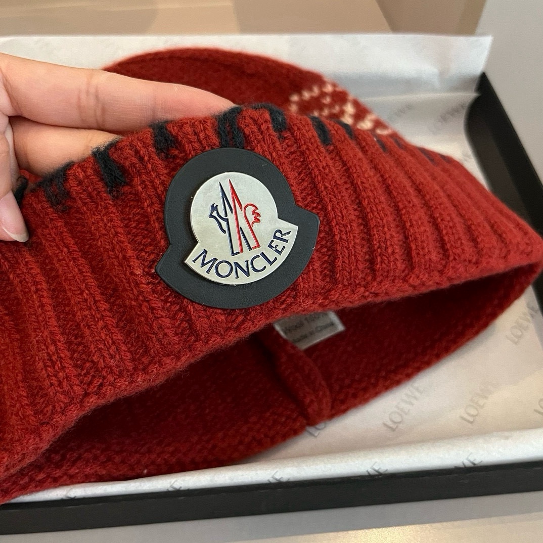 🆕

蒙口秋冬新款针织羊毛帽，男女通用，百分百羊毛%🦙