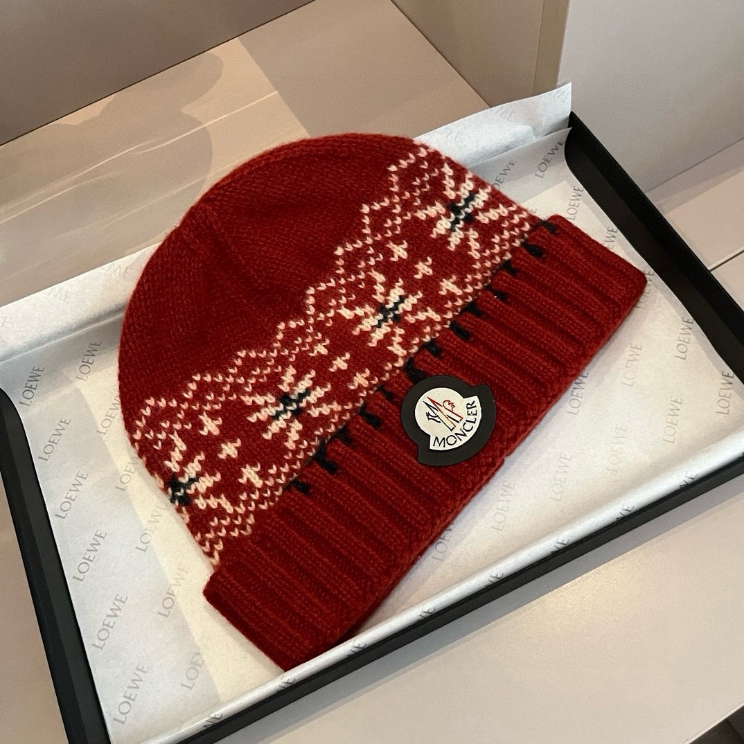 🆕

蒙口秋冬新款针织羊毛帽，男女通用，百分百羊毛%🦙